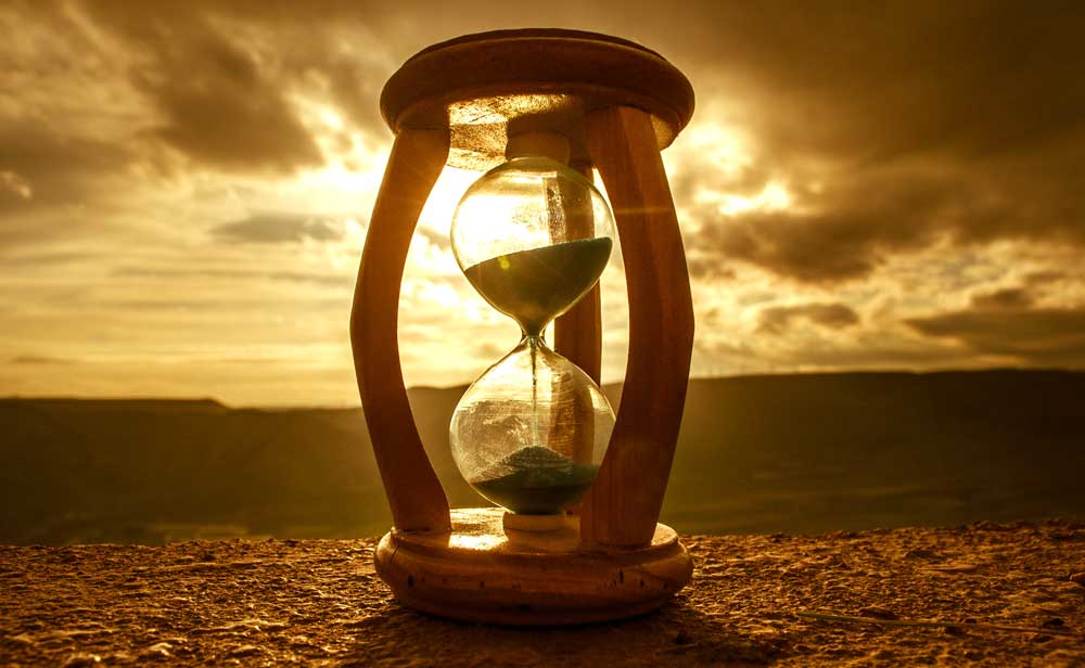 Life is like an hour glass